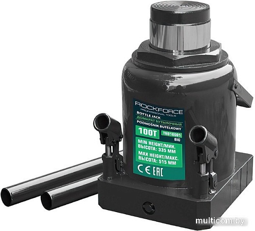 Бутылочный домкрат RockForce RF-TH910001 100т