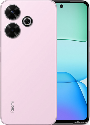 Смартфон Xiaomi Redmi 13 8GB/256GB с NFC международная версия (жемчужно-розовый) и наушники Xiaomi Redmi Buds 4 Active (черный) по акции