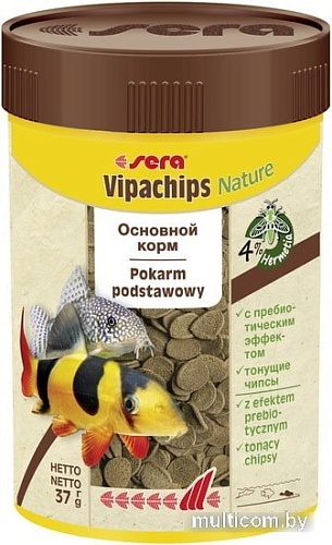 Сухой корм Sera Vipachips Nature 37 г
