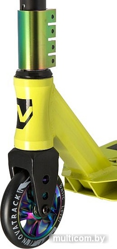 Самокат Novatrack Pixel Pro BL 110A.PIXEL.LM20 (черный/лайм)