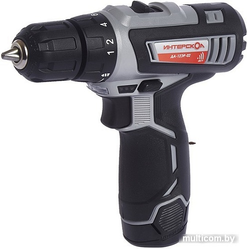 Дрель-шуруповерт Интерскол ДА-12ЭР-02 534.0.2.01 (с 2-мя АКБ, кейс, набор оснастки)