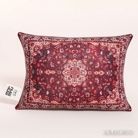 Декоративная подушка Mni Mnu Антистресс. Ковер 10460001 (бордовый)