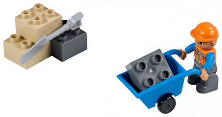 Винтовой конструктор LEGO Education PreSchool DUPLO Строительные машины 45002