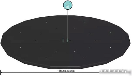 Аксессуары для бассейнов Bestway Тент 555см для каркасного бассейна 549см 58039
