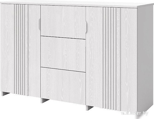 Тумба КМК Мебель Харди КМК 0965.20-01 (белый текстурный/М3 ясень белый текстурный)