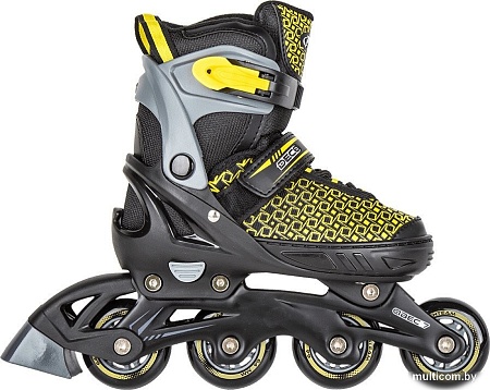 Роликовые коньки Tech Team Deco (р-р 29-32, желтый)