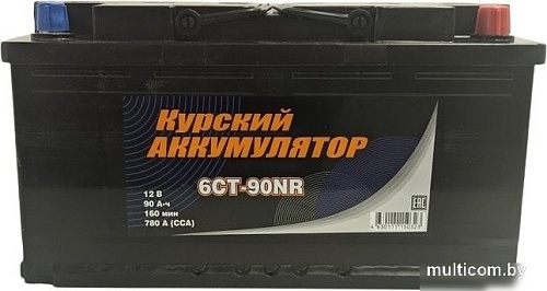 Автомобильный аккумулятор Курский Аккумулятор 6СТ-90NR R+ (90 А·ч)