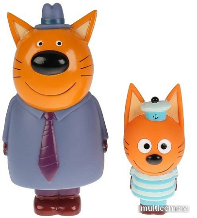 Игрушка для ванной Капитошка Три Кота папа и Коржик LX18006