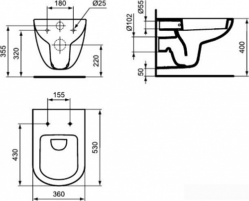 Унитаз Ideal Standard Tempo [T331101]