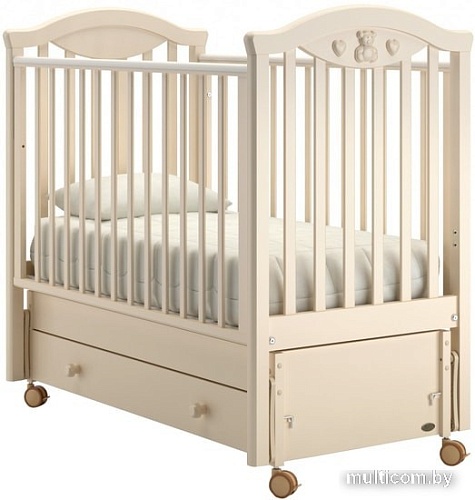 Классическая детская кроватка Nuovita Lusso Swing (слоновая кость)