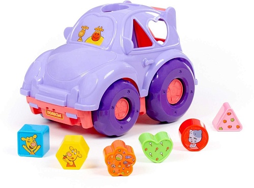 Сортер Полесье Оранжевая корова Автомобиль 91727