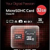 Карта памяти QUMO microSDHC QM32GMICSDHC10U3 32GB (с адаптером)
