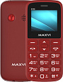 Кнопочный телефон Maxvi B100 (винный красный)