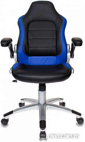 Кресло Бюрократ VIKING-1/BL+BLUE (черный/синий)