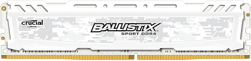 Оперативная память Crucial Ballistix Sport LT White 16GB DDR4 PC4-19200 [BLS16G4D240FSC]