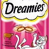 Лакомство для кошек Dreamies лакомые подушечки с говядиной 60 г