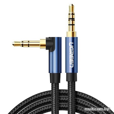 Кабель Ugreen AV112 10684 3.5 jack - 3.5 jack (0.5 м, синий)