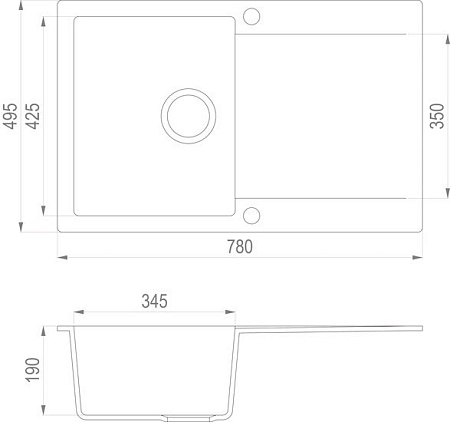 Кухонная мойка TEKA Clivo 45 B-TQ Алюминий [40148001]
