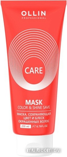 Маска Ollin Professional Care сохраняющая цвет и блеск окрашенных волос 200 мл