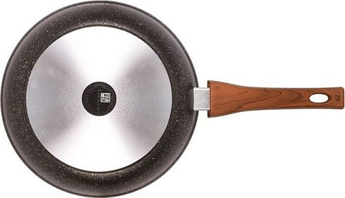 Сковорода Kukmara Granit Ultra Black-Gold сгбг243а