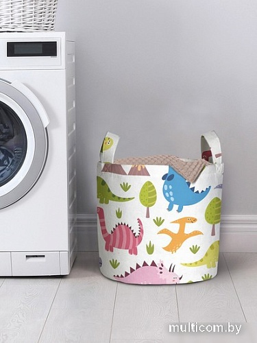 Корзина JoyArty Цветные динозавры gaba_47608_S