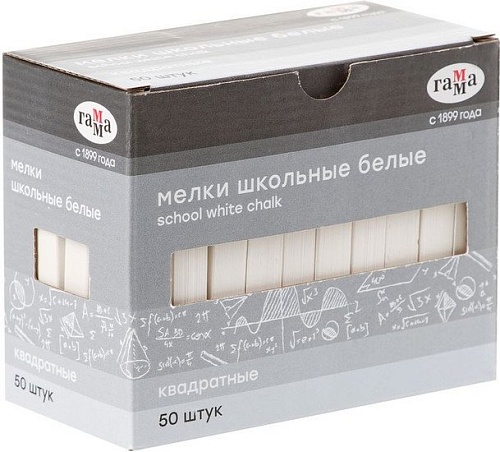 Набор мела канцелярского Гамма 2308196 (1 цв.)