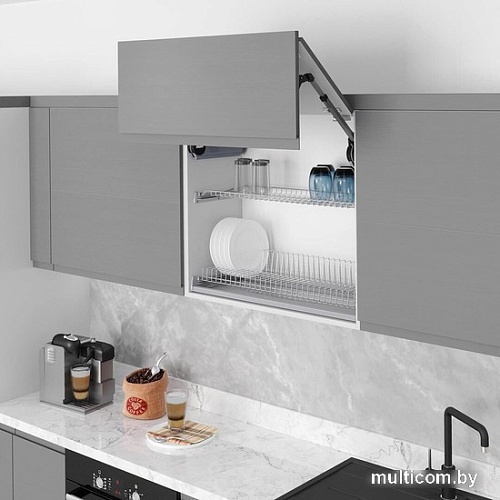 Сушилка для посуды Starax S-5159-С (с алюминиевой рамкой/хром)