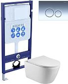 Унитаз подвесной Aquatek Бетта INS-0000012+KDI-0000018+KKI-0000002+AQ1253W-00