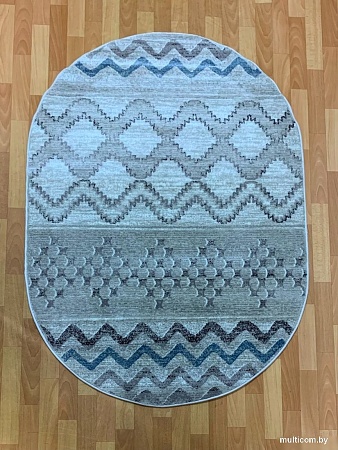 Ковер для жилой комнаты Moldabela Delta Овал 8221 2 43255 (1.2x1.7)