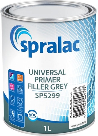 Грунт Spralac 4:1 серый 1л 6203.5299.L01.01