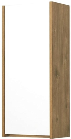 Акватон Шкаф с зеркалом Сканди 35 1A255003SDZ90 (белый/дуб рустик)