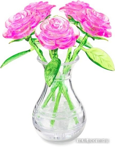 3Д-пазл Crystal Puzzle Букет в вазе 90452