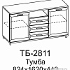 Тумба Лером Мелисса ТБ-2811-АС (ясень асахи)