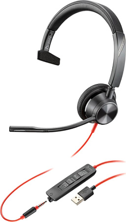 Офисная гарнитура Plantronics Blackwire 3315 MS USB-A