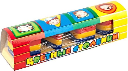 Сортер АЭлита Цветные столбики 2С452