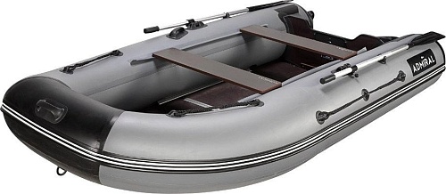 Моторно-гребная лодка Адмирал АМ-320 S (серо-черный)