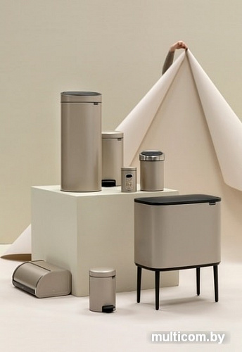 Brabantia Pedal Bin NewIcon 3 л (шампань)