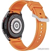 Ремешок Rumi Classic силиконовый для Samsung Galaxy Watch4/5 (20 мм, оранжевый)