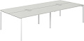 Norden 320х143.8х75 SG.256.SH.44.WH (белый/серый бархат)