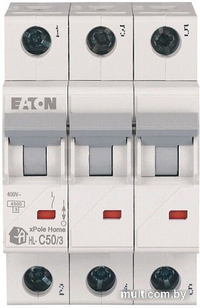 Eaton HL-C503 3P 50A C 4.5кA 3M 194796