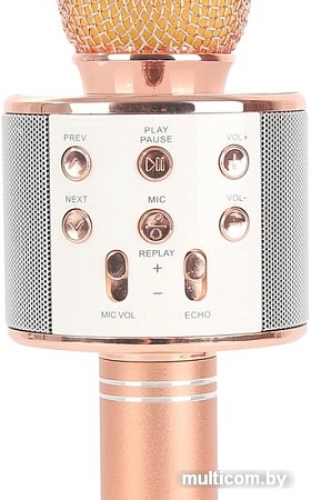 Микрофон Wise WS-858 (розовый)