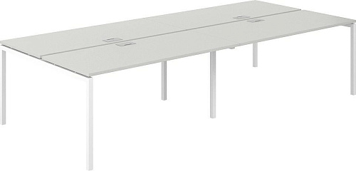 Norden 320х143.8х75 SG.256.SH.44.WH (белый/серый бархат)