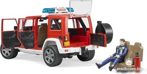 Bruder Jeep Wrangler Unlimited Rubicon fire department 02528