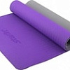 Коврик Starfit FM-201 TPE (5 мм, фиолетовый/серый)
