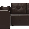 Угловой диван Mebelico Кембридж угловой 108831 (левый, экокожа, коричневый)