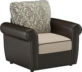 Интерьерное кресло Moon Trade Гамбург 123 002793 (бежевый/коричневый)