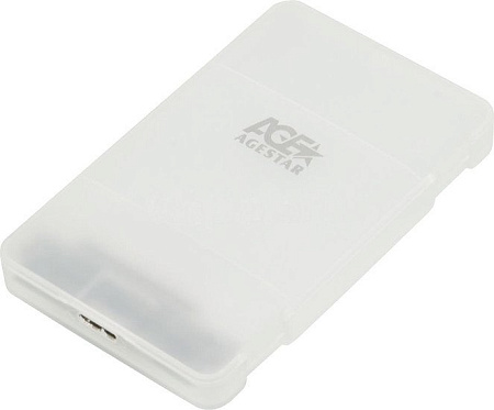 Бокс для жесткого диска AgeStar 31UBCP3 (белый)