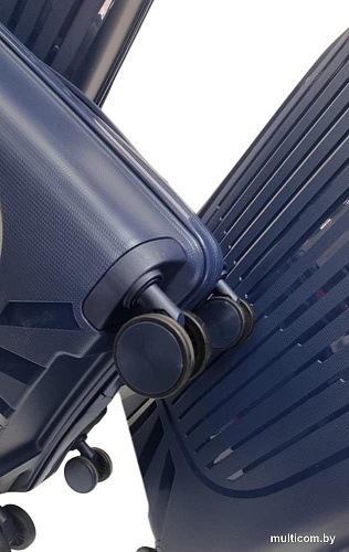 Чемодан-спиннер Mironpan 23107 (M, темно-синий)