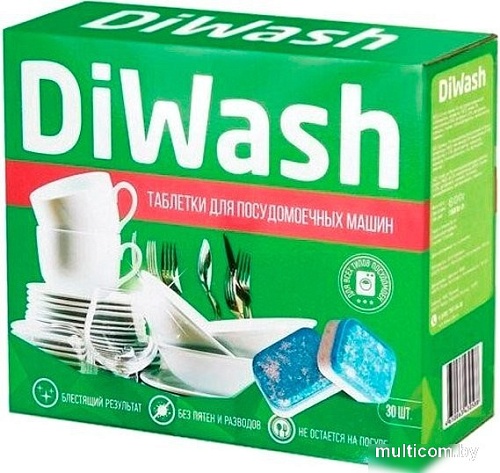 Таблетки для посудомоечной машины DiWash 30 шт