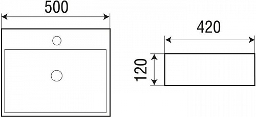 Умывальник WeltWasser Elbach 21733 MB